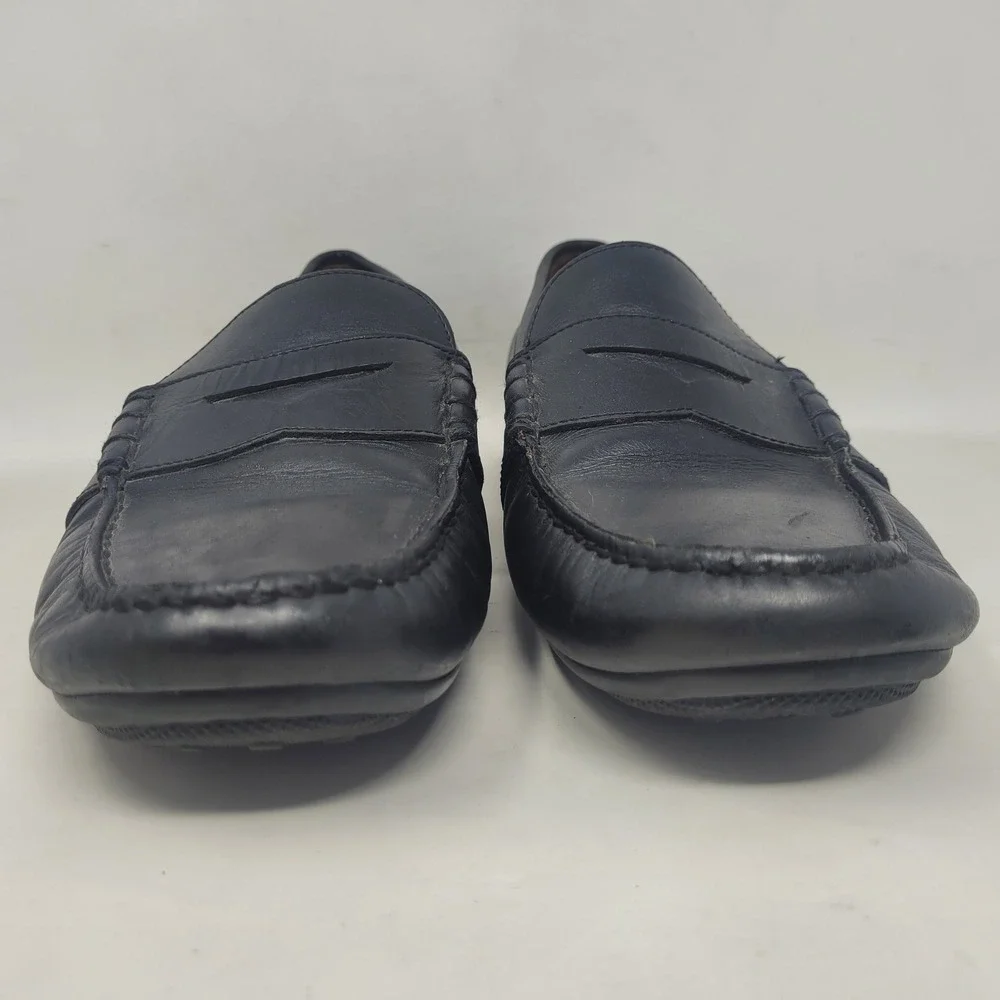 Polo Ralph Lauren Loafers 10.5D Black Leather Driver Reynold Preppy Old Money